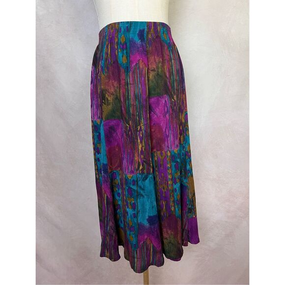 Vintage 1990s Skirt Abstract - Picture 1 of 4